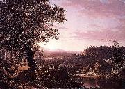 Frederic Edwin Church July Sunset, Berkshire County, Massachusetts oil painting artist